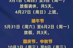 五一调休安排2022（2025五一调休调的哪天）