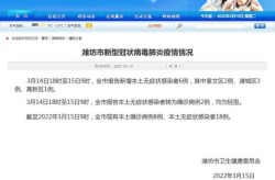 潍坊市疫情最新消息，山东潍坊疫情最新消息今天新增病例