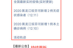 黑河一地调为高风险，黑河疫情最新消息今天