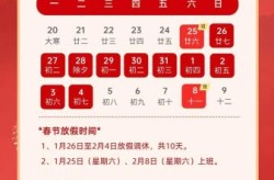 2021年春节是几号星期几，2021年春节是哪一天