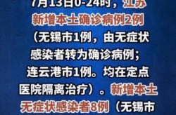 江苏新增本土确诊13例,本土无症状60例，江苏新增30例本土确诊