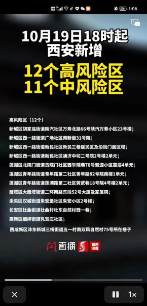 西安三地调整为中风险地区(西安哪些地方是中风险区)