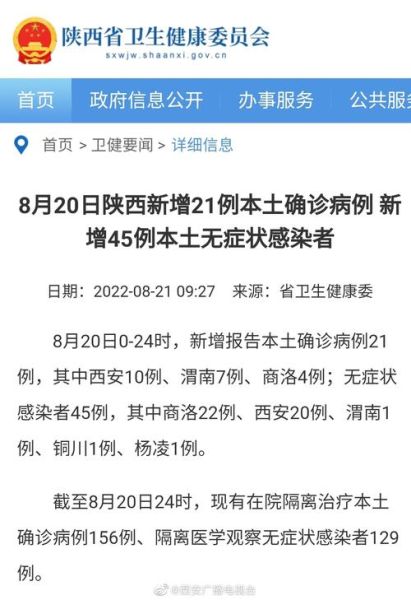 陕西新增86例本土确诊（陕西疫情最新新增病例）