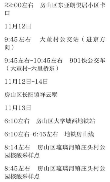 北京涉疫人员活动轨迹,北京新增病例活动轨迹今天