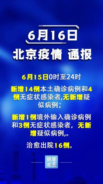 北京今天下午疫情通报，北京今天最新疫情情况最新消息