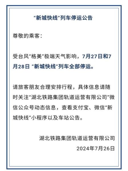 武汉地铁停运最新消息，武汉地铁啥时候停运