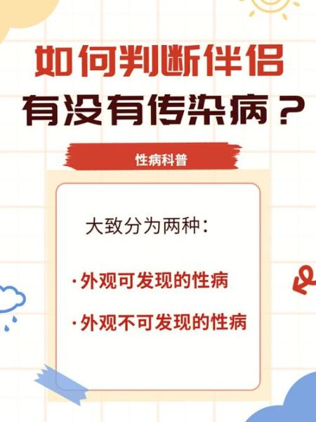 怎样知道自己有没有性疾病,怎么判断对方有没有性疾病