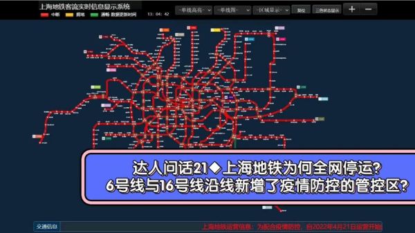 疫情上海地铁停运了吗，上海发布 地铁停运