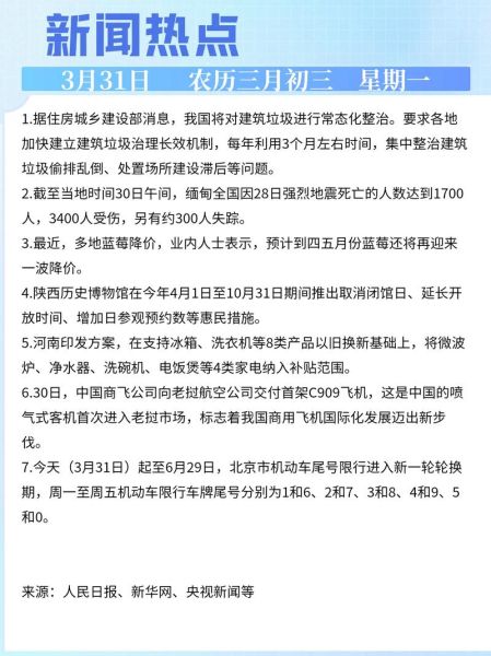 最近新闻头条最新消息,最近三天的新闻大事