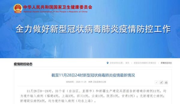 31省区市新增境外输入28例，31省增16例境外输入
