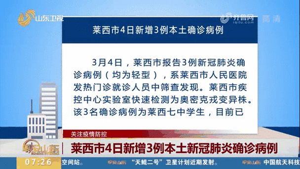 青岛莱西市最新疫情最新消息,青岛最近疫情最新情况