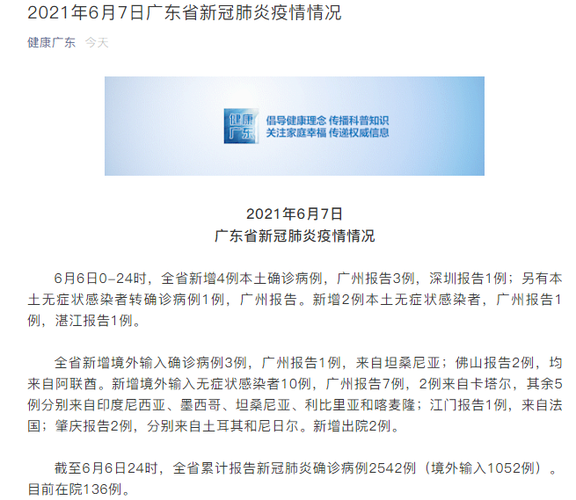 广东新增1例无症状感染,今天广东新增确诊最新消息