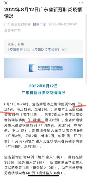 湛江市疫情最新消息今天新增病例,2025年8月湛江疫情