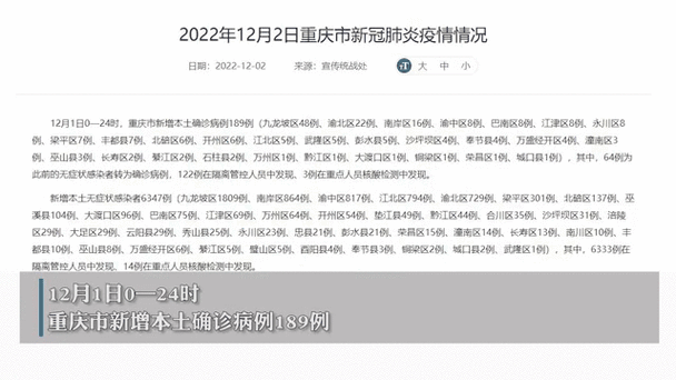 重庆市新型肺炎消息，最近重庆传染病